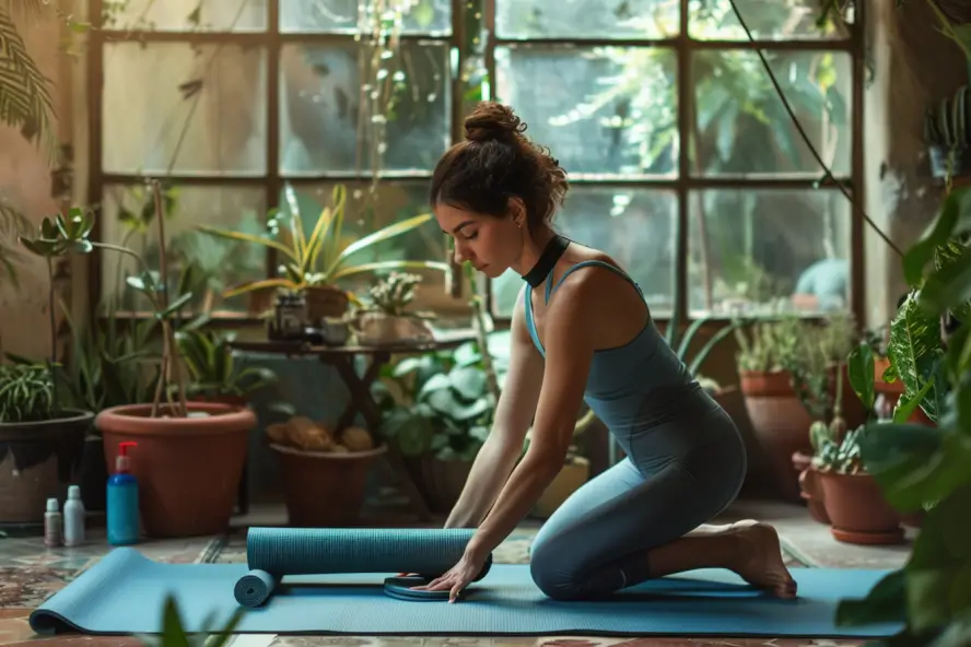 Cómo limpia el mat de yoga correctamente