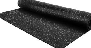 IncStores - Rollo de caucho resistente de 1/4 de pulgada (4 x 10 pies) -  Excelentes tapetes de gimnasio para equipos medianos a grandes, y para  pesas ...