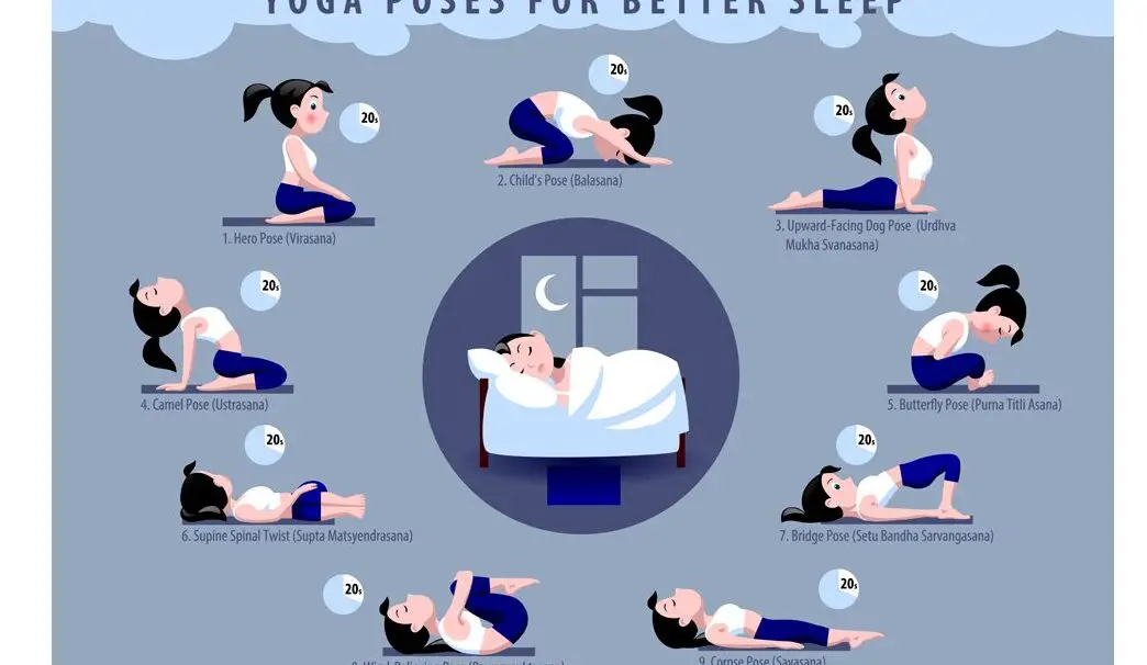 Rutina con 9 posturas de Yoga para ayudarte a dormir mejor